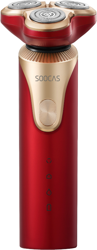 Aparat de ras SOOCAS S3, Rosu