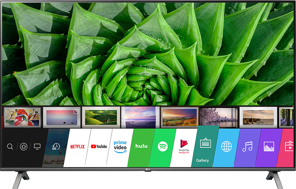 Televizor LED LG Smart TV 43UN80003LC Seria UN8000 108cm gri 4K UHD HDR
