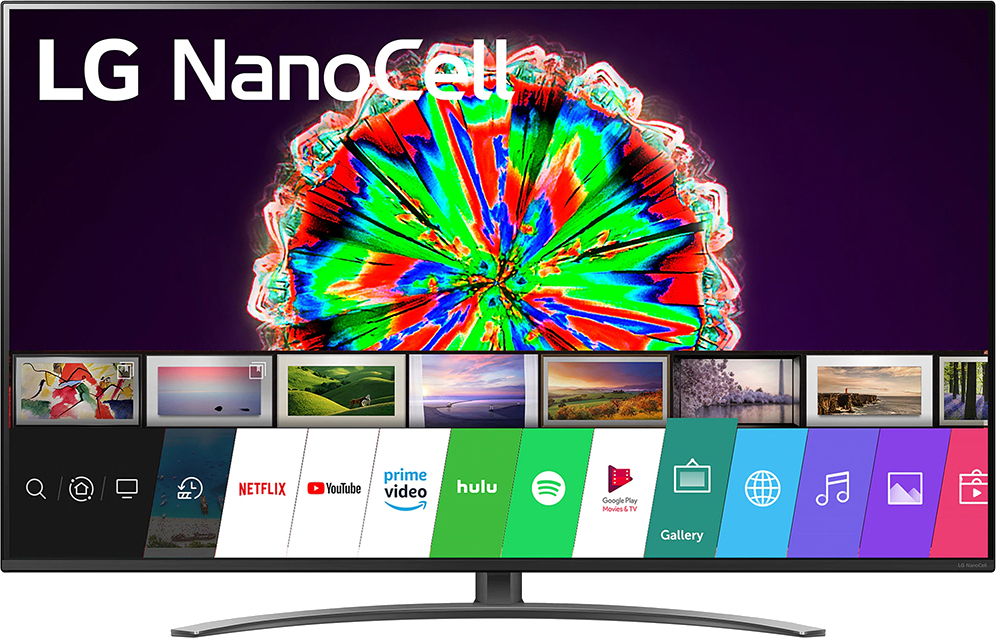 Televizor LED LG Smart TV 65NANO813NA Seria NANO813NA 164cm negru 4K UHD HDR