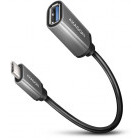 Adaptor AXAGON 1x USB tip C Male - 1x USB Female, gri