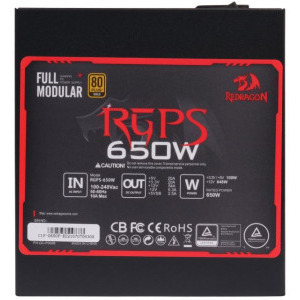 Redragon RGPS650W, 80+ Gold, 650W