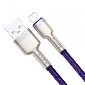 Baseus Cafule Metal, CALJK-B05, USB Male la Lightning Male, 2 m, Purple