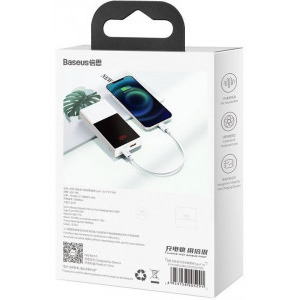 Baseus Superior CATLYS-02, USB-C Male la Lightning Male, 0.25 m, White