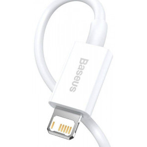 Baseus Superior CALYS-B02, USB Male la Lightning Male, 1.5 m, White