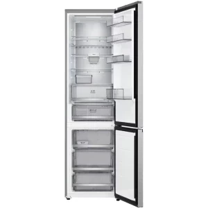LG GBBS726AMB, 375 L, Clasa A, No Frost, Smart Inverter, AI Fresh, LinearCooling, DoorCooling+, FreshBalancer, FreshConverter, ThinQ, Control electronic, 203 cm, Argintiu