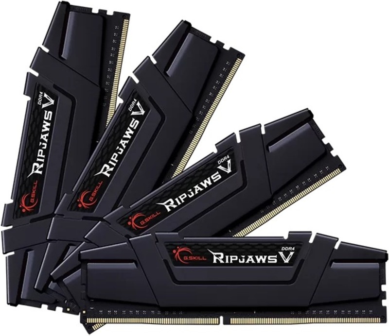 Memorie Ripjaws V Black 64GB (4x16GB) DDR4 3600MHz CL16 Quad Channel Kit - imagine 2
