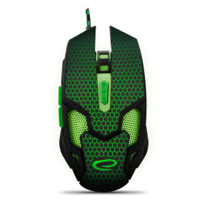 Mouse Gaming Esperanza EGM207G Cobra Black/Green