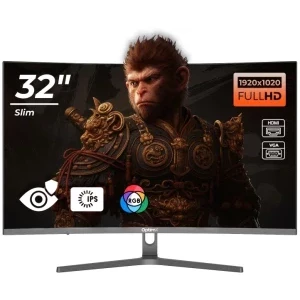 Monitor LED OptimX Gaming MT32J Curbat 31.5 inch FHD IPS 5 ms 75 Hz