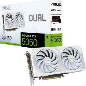 ASUS GeForce RTX 5060 DUAL White 8GB GDDR7 128-bit DLSS 4.0