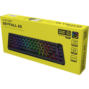 HATOR Skyfall 65 RGB Black Aurum Sterling Linear Switch Mecanica