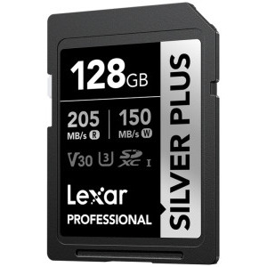 Card memorie Lexar SDXC Professional Silver Plus UHS-I 128GB