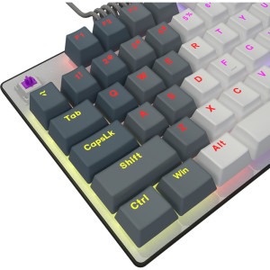 LORGAR Azar 514 TKL RGB Dream Switches Linear Switch White Mecanica