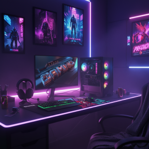 PC Gaming BALAUR Battle Pack Ryzen 5 DDR5 (include PC Gaming, Monitor Gaming, Mouse, Tastatura, Casti, Mouse pad)