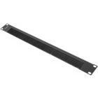 Accesoriu retea Lanberg Panou perie 19 inch 1U Black