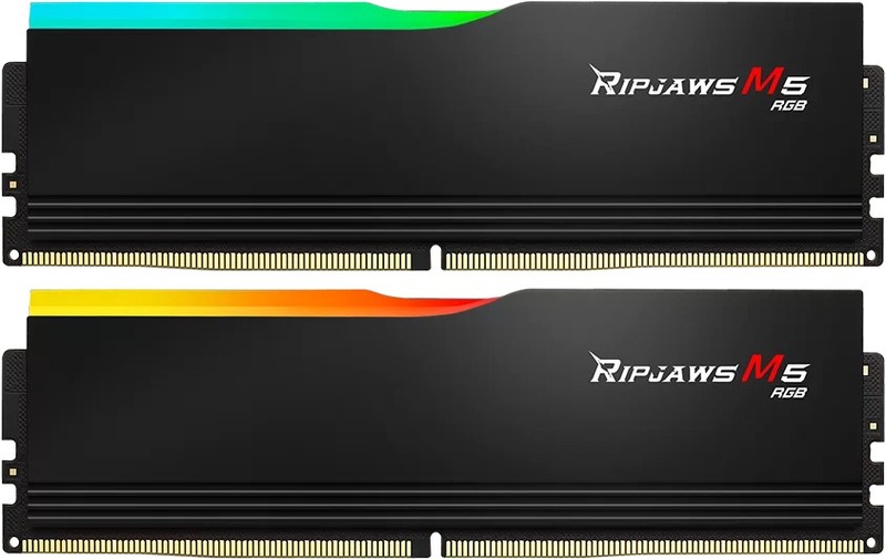 Memorie G.Skill Ripjaws M5 RGB 96GB DDR5 5600MHz CL40 Dual Channel Kit Black