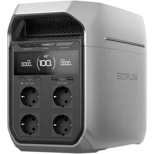 Statie de alimentare portabila EcoFlow Delta 3 Plus, 1024 Wh, 1800 W, LiFePO4