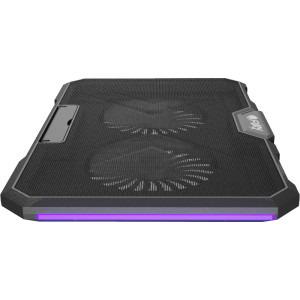 Fury Gunbai G3 17.3inch, 2 ventilatoare, iluminare RGB, Black