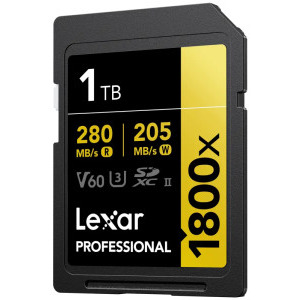 Card memorie Lexar SDXC Pro 1800x UHS-II 1TB