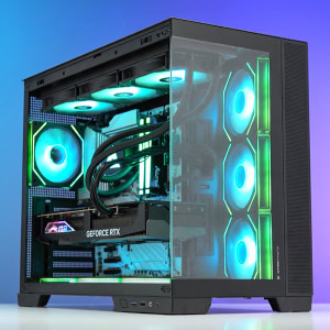 PC Gaming DRAGON Legendar Streaming Edition, AMD Ryzen 7 9800X3D 4.7GHz, 32GB DDR5, 1TB SSD, RTX 5070 12GB GDDR7, Iluminare RGB