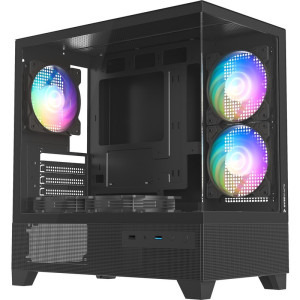 Gaming BALAUR Plus Advanced Edition, AMD Ryzen 5 5600 3.5GHz, 32GB DDR4, 500GB SSD, RX 9060 XT 16GB GDDR6, Iluminare RGB