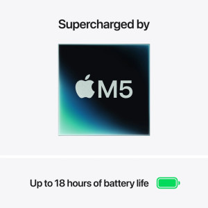 Apple 13.6'' MacBook Air 13 with Liquid Retina, Apple M5 chip (10-core CPU), 32GB, 512GB SSD, Apple M5 10-core GPU, macOS, Sky Blue, INT keyboard, 2026