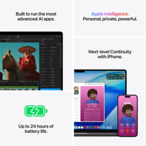 Apple 16.2'' MacBook Pro 16 Liquid Retina XDR, Apple M5 Pro chip (18-core CPU), 24GB, 1TB SSD, Apple M5 Pro 20-core GPU, macOS, Silver, US keyboard, 2026