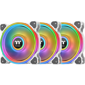 Thermaltake Riing Quad 12 White ARGB 120mm Three Fan Pack