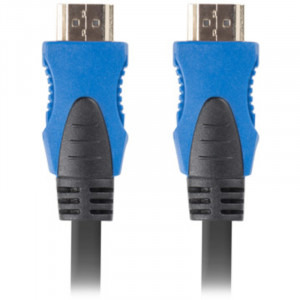 Lanberg HDMI Male - HDMI Male, v2.0, 0.5m, negru-albastru