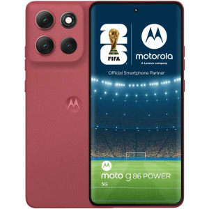 Smartphone Motorola g86 Power, 256GB, 12GB RAM, Dual SIM, 5G, Tri-Camera, PANTONE Chrysanthemum (pink)