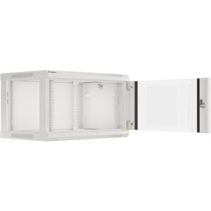 Lanberg WF01-6406-10S 6U, Wall mount, 600 x 450, Glass door, Gri