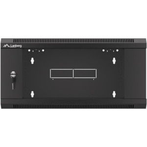 Lanberg WFFA-5604-10S 4U, Wall mount, 600 x 411, Glass door, Gri