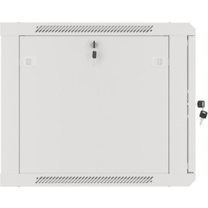 Lanberg WF01-6609-10S 9U, Wall mount, 600 x 600, Glass door, Gri