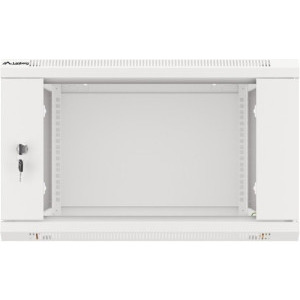 Lanberg WF01-6606-10S 6U, Wall mount, 600 x 600, Glass door, Gri