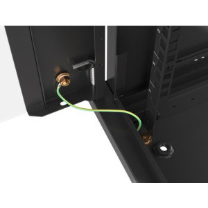 Lanberg WF01-6404-10B 4U, Wall mount, 600 x 450, Glass door, Negru