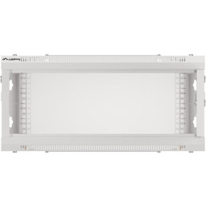 Lanberg WF01-6404-10S 4U, Wall mount, 600 x 450, Glass door, Gri