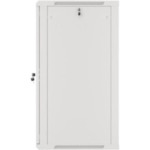 Lanberg WF01-6622-10S 22U, Wall mount, 600 x 600, Glass door, Gri