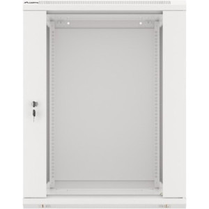 Lanberg WF01-6615-10S 15U, Wall mount, 600 x 600, Glass door, Gri