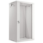 Lanberg WF01-6422-10S 22U, Wall mount, 600 x 450, Glass door, Gri