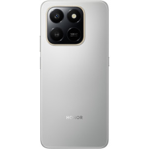 Honor X7d, 256GB, 8GB RAM, Dual SIM, 4G, Tri-Camera, Meteor Silver + Honor Choice Earbuds X7e Active