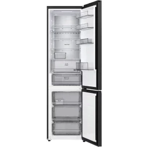 LG GBBS525CEV, 375 L, Clasa C, No Frost, Inverter, AI Fresh, LinearCooling, DoorCooling+, Fresh Converter, ThinQ, Control electronic, 203 cm, Negru