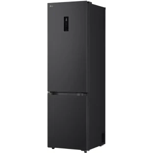 LG GBBS525CEV, 375 L, Clasa C, No Frost, Inverter, AI Fresh, LinearCooling, DoorCooling+, Fresh Converter, ThinQ, Control electronic, 203 cm, Negru
