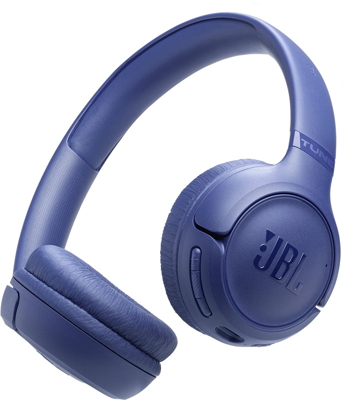 Casti JBL Tune 530BT, On-Ear, Wireless, Bluetooth 6.0, JBL Pure Bass Sound, autonomie 76h, Blue