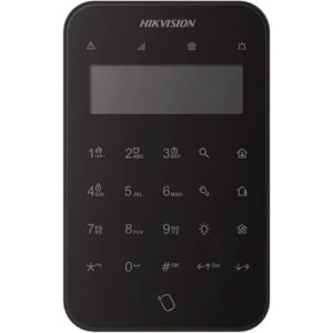 Hikvision Tastatura wireless LCD cu ecran DS-PK1-LT-WE/BK Black