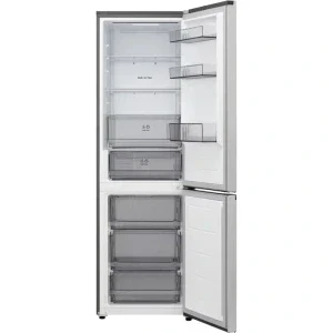 LG GBBSJ11EPY, 333 L, Clasa E, No Frost, Inverter, AI Fresh, LinearCooling, DoorCooling+, ThinQ, Control electronic, 186 cm, Argintiu