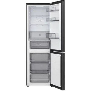 LG GBBSJ11DEP, 333 L, Clasa E, No Frost, Inverter, AI Fresh, LinearCooling, DoorCooling+, ThinQ, Control electronic, 186 cm, Negru