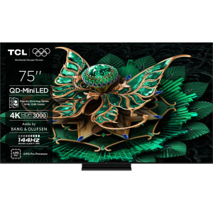 Televizor LED TCL Smart TV QD-MiniLED 75C7K Seria C7K 189cm 4K UHD HDR