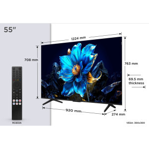 TCL Smart TV QLED 55P7K Seria P7K 139cm 4K UHD HDR