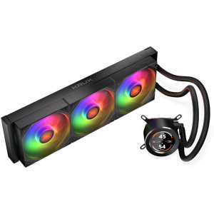 Krux HydroGlance 360 ​​ARGB LCD Black
