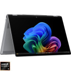 Laptop HP 16'' OmniBook X Flip 2-in-1 16-ar0019nn, 1920 x 1200 IPS Touch, Procesor AMD Ryzen™ AI 5 340 (16M Cache, up to 4.80 GHz), 16GB LPDDR5X, 1TB SSD, AMD Radeon 840M, Win 11 Home, Meteor Silver