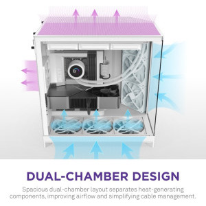 NZXT H9 Flow, White